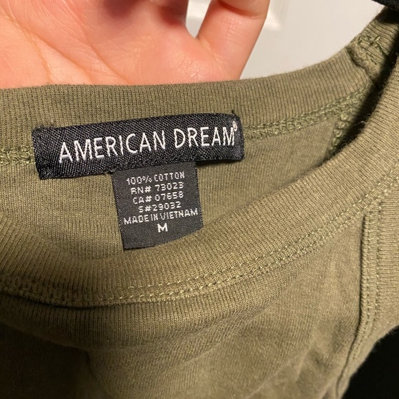 GREEN HALTER TANK TOP - Picture 2 of 4